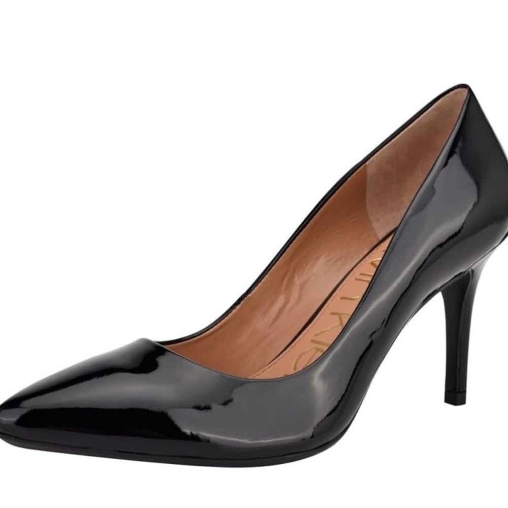 Calvin Klein Black Patent Leather Heels